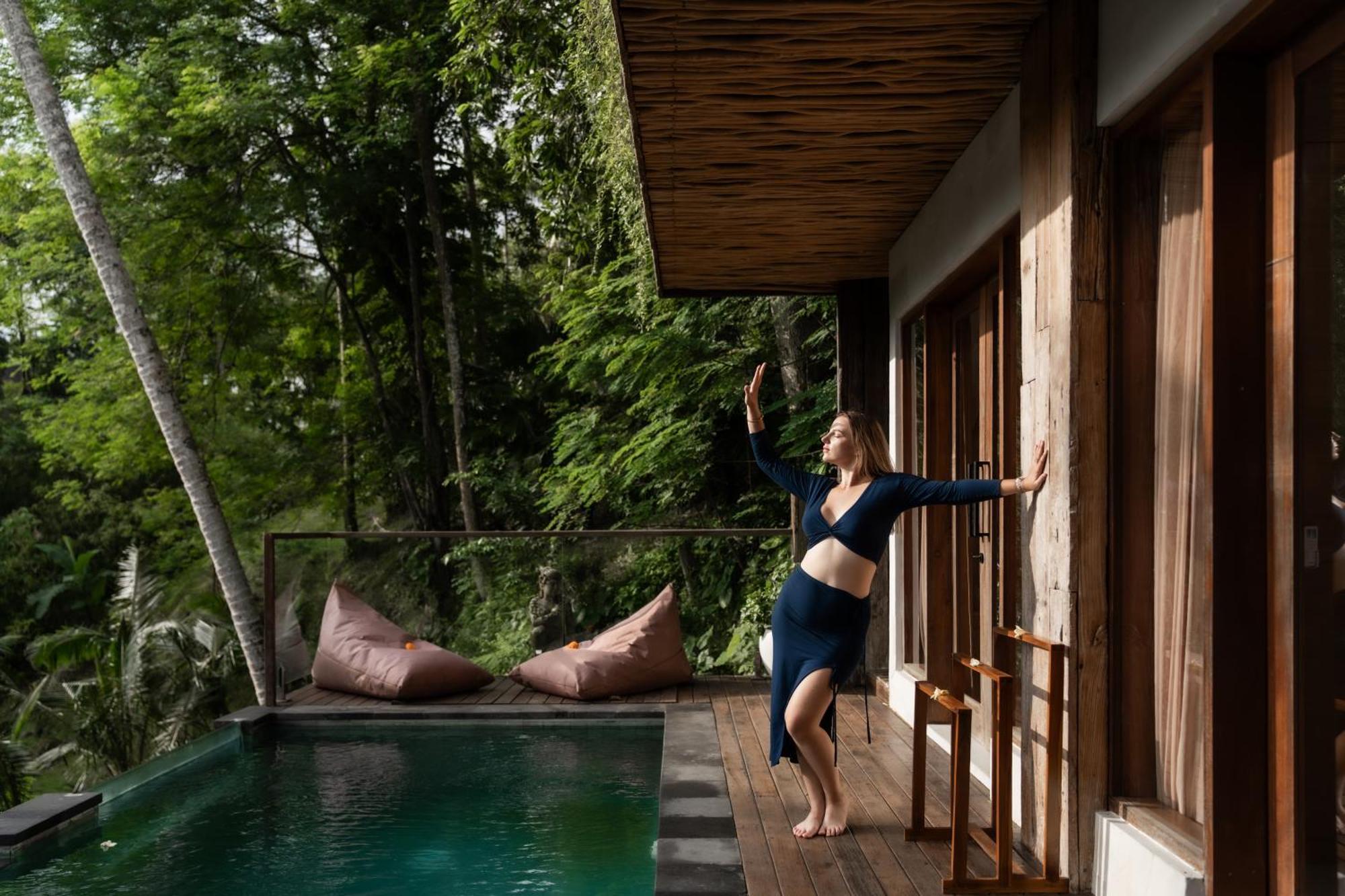 Ubud Riverside Villa Exterior foto